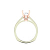 varitsa-jewellers - 0.69ct Brilliant Diamond Solitaire Two Tone Gold Engagement Ring - 01TG01